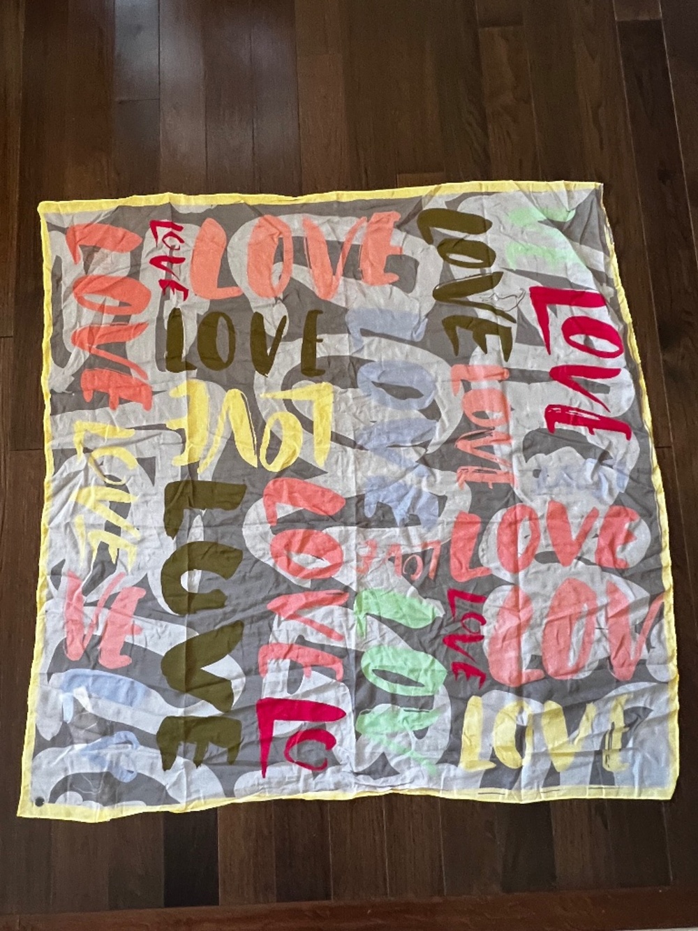 Fraas Love Cotton and Silk Scarf
